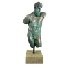 Fonderia Artistica Ruocco Scultura Ercole Farnese Frammento in bronzo con patina verde> Sculture Decorative