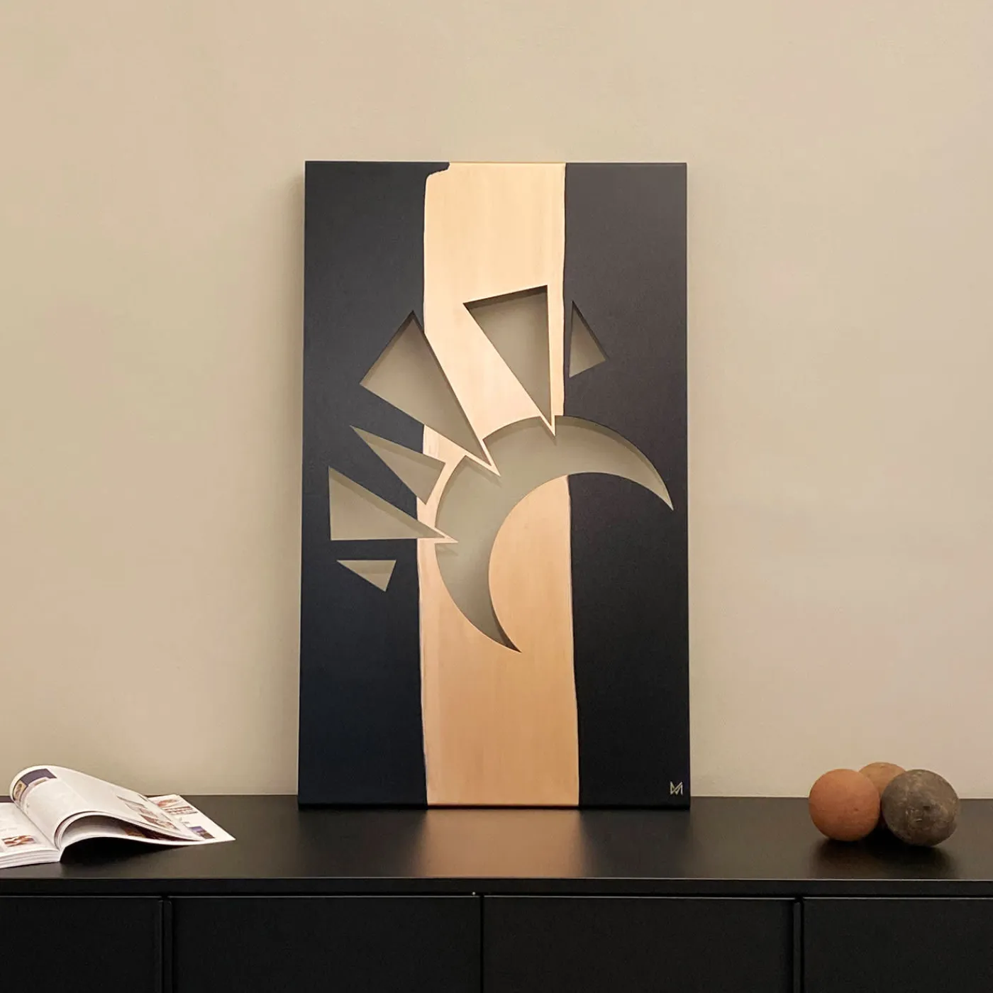 Marzia Boaglio Scultura in alluminio Luna Trace> Pannelli Decorativi