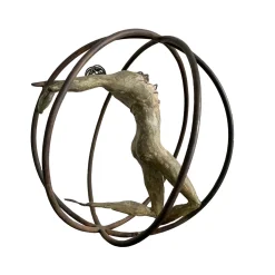 Giovanna La Falce Scultura in bronzo Incontro> Sculture Decorative