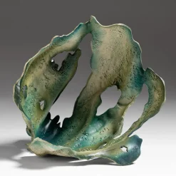 Bosa Scultura in ceramica verde Courmayeur di Assia Karaguiozova><noscript><img width=
