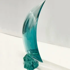 Ghirò Studio Scultura in cristallo fatta a mano a forma di vela><noscript><img width=