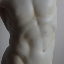 Todini Sculture Scultura in marmo di Carrara torso di satiro con base><noscript><img width=