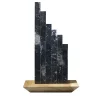 Ennio Nonni Scultura in marmo Grattacielo Nero> Sculture Decorative