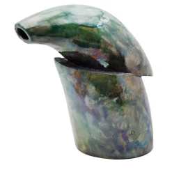 Design Center 1991 Scultura Keira Raku di Nino Basso> Sculture Decorative