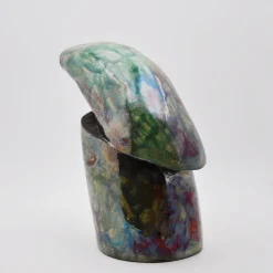 Design Center 1991 Scultura Keira Raku di Nino Basso> Sculture Decorative