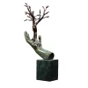 Fonderia Artistica Ruocco Scultura Mano Albero in bronzo> Sculture Decorative