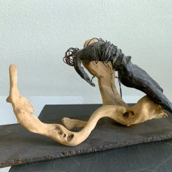 Giovanna La Falce Scultura Maya in bronzo><noscript><img width=