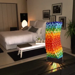 VéVé Glass Scultura multicolore in vetro di Murano Manhattan Impression> Sculture Decorative