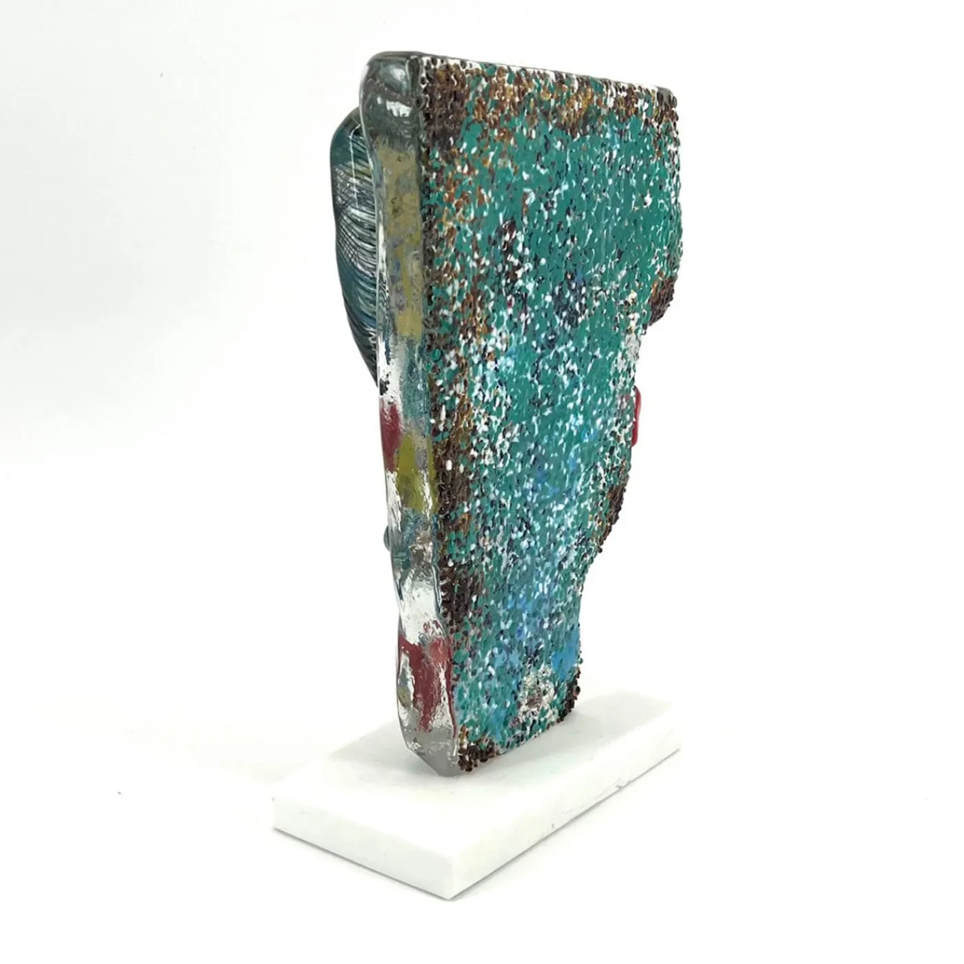 Officine di Murano 1295 Scultura multicolore Picasso> Sculture Decorative