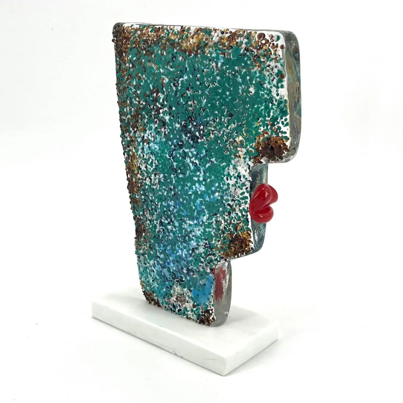 Officine di Murano 1295 Scultura multicolore Picasso> Sculture Decorative