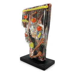Officine di Murano 1295 Scultura nera Picasso> Sculture Decorative