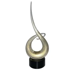 Fornace Mian Scultura Nodus in cristallo e oro> Sculture Decorative