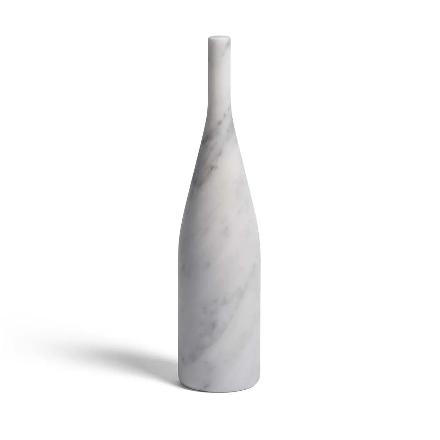 Salvatori Scultura Omaggio a Morandi in marmo bianco di Carrara> Bottiglie Decorative