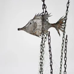 Idee del Fabbro Scultura Pesci In Mare><noscript><img width=