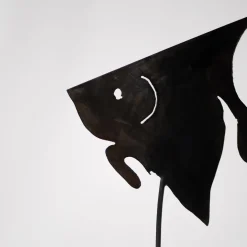 Idee del Fabbro Scultura Pesci Triangolo><noscript><img width=