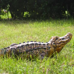 Ceramiche Ceccarelli Scultura policroma di Coccodrillo><noscript><img width=