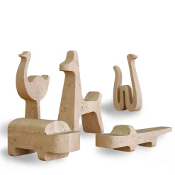 Monitillo 1980 Scultura Safari Giraffe di Matteo Ragni> Statuine