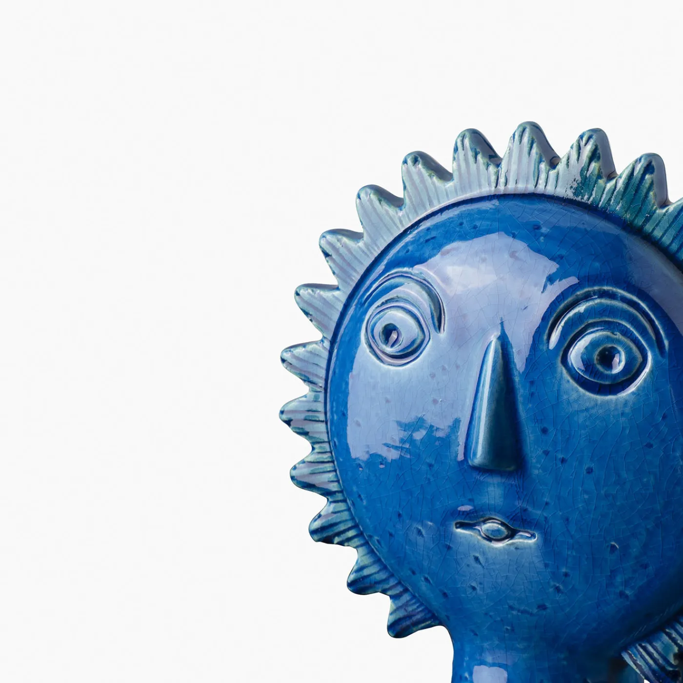 Bitossi Ceramiche Scultura Sole blu di Aldo Londi> Sculture Decorative