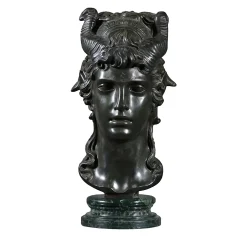 Fonderia Artistica Ruocco Scultura Testa Bucranio in bronzo> Sculture Decorative