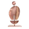 Nicola Del Verme Scultura Umanoide in Ottone e Galvanica Rame Rosa Lucido> Sculture Decorative