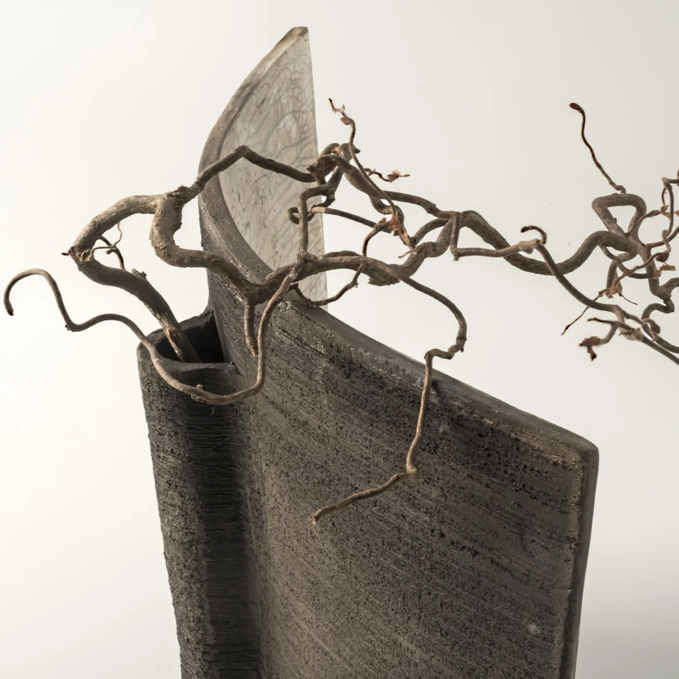 Design Center 1991 Scultura/vaso in ceramica Atmosfera Zen di Nino Basso> Vasi Decorativi