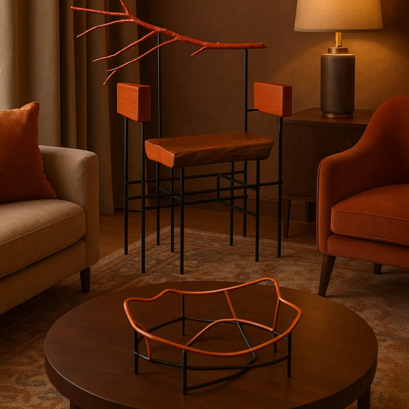 Le Meduse Sedia scultorea Trono del Re del Vento> Sculture Decorative