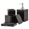 FiammettaV Home Collection Set da bagno 4 pezzi in marmo nero> Arredo Bagno