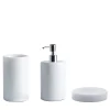 FiammettaV Home Collection Set da bagno 3 pezzi in marmo bianco> Arredo Bagno