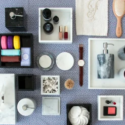 FiammettaV Home Collection Set da bagno 4 pezzi in marmo bianco> Arredo Bagno