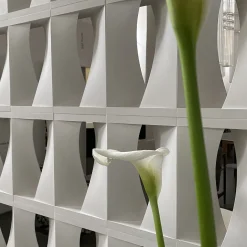 mg12 by Monica Geronimi Set di 15 Blocchi Brasilia in Gesso Bianco> Piastrelle E Pavimenti