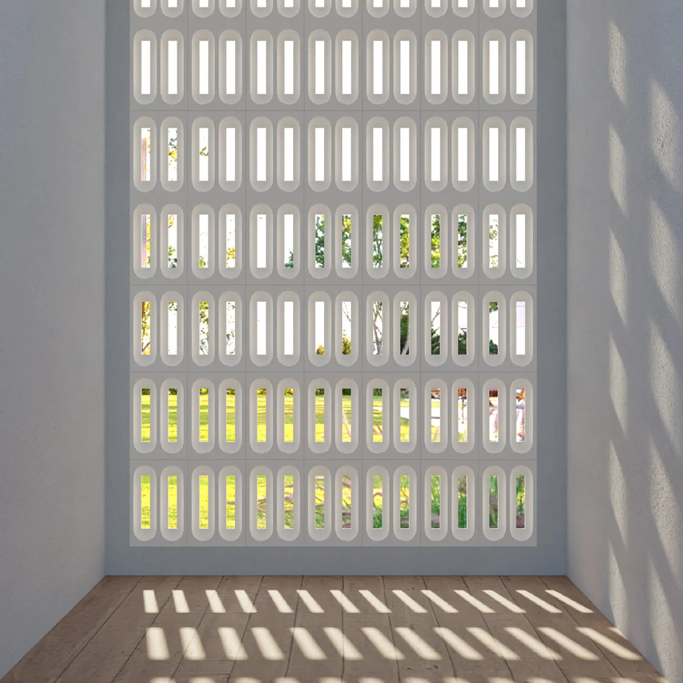 mg12 by Monica Geronimi Set di 15 Blocchi Caterina in Gesso Bianco> Piastrelle E Pavimenti