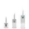 Kanz Architetti Set di 3 candelabri Tharros blu> Candelieri E Portacandele