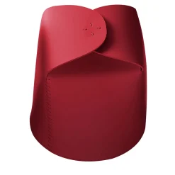 Tonucci Collection Set di 2 cestini Bloom in pelle rossa di Viola Tonucci> Ceste