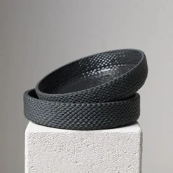 Fornice Objects Set di 4 ciotole nere piccole Ricotta> Svuotatasche