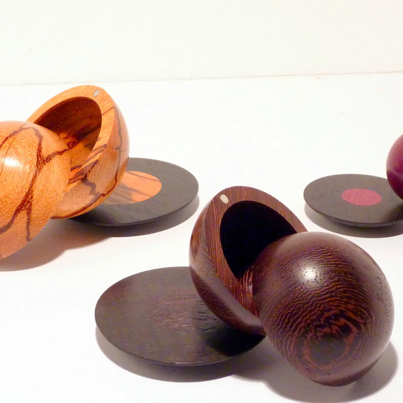 Mauro Sarti Set di 3 contenitori per sfere segrete> Scatole