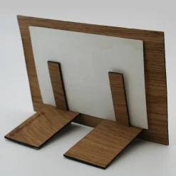 Pieces of Venice Set di 4 cornici in legno di rovere Sandro Gallo 136 di Luciano Marson per POV><noscript><img width=