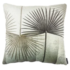 Instabilelab Set di 2 Cuscini Quadrati in Velluto con Motivo Foglie #7> Cuscini