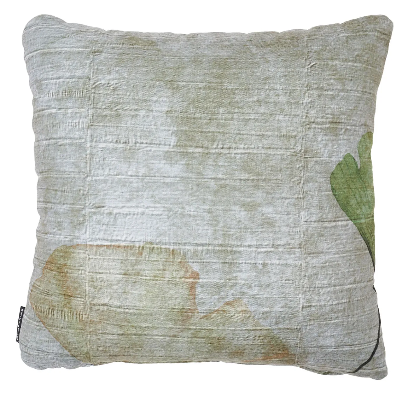 Instabilelab Set di 2 Cuscini Quadrati in Tessuto con Motivo Foglie #6> Cuscini