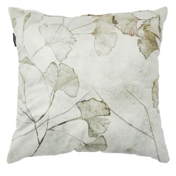 Instabilelab Set di 2 Cuscini Quadrati in Velluto con Motivo Foglie #2> Cuscini