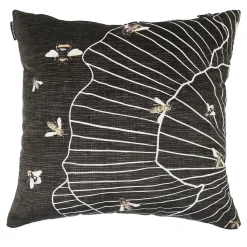 Instabilelab Set di 2 Cuscini Quadrati in Velluto con Api e Fiori Stilizzati> Cuscini