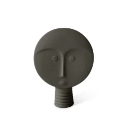 Lineasette Set di 4 maschere decorative bianche e grigie><noscript><img width=