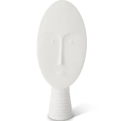 Lineasette Set di 4 maschere decorative bianche e grigie><noscript><img width=