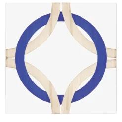 Ma.Vi. Ceramica Set Di 25 Piastrelle Bauhaus Blu E Tortora Tipo 3> Piastrelle E Pavimenti