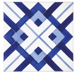 Ma.Vi. Ceramica Set Di 25 Piastrelle Bauhaus Blu Tipo 20> Piastrelle E Pavimenti