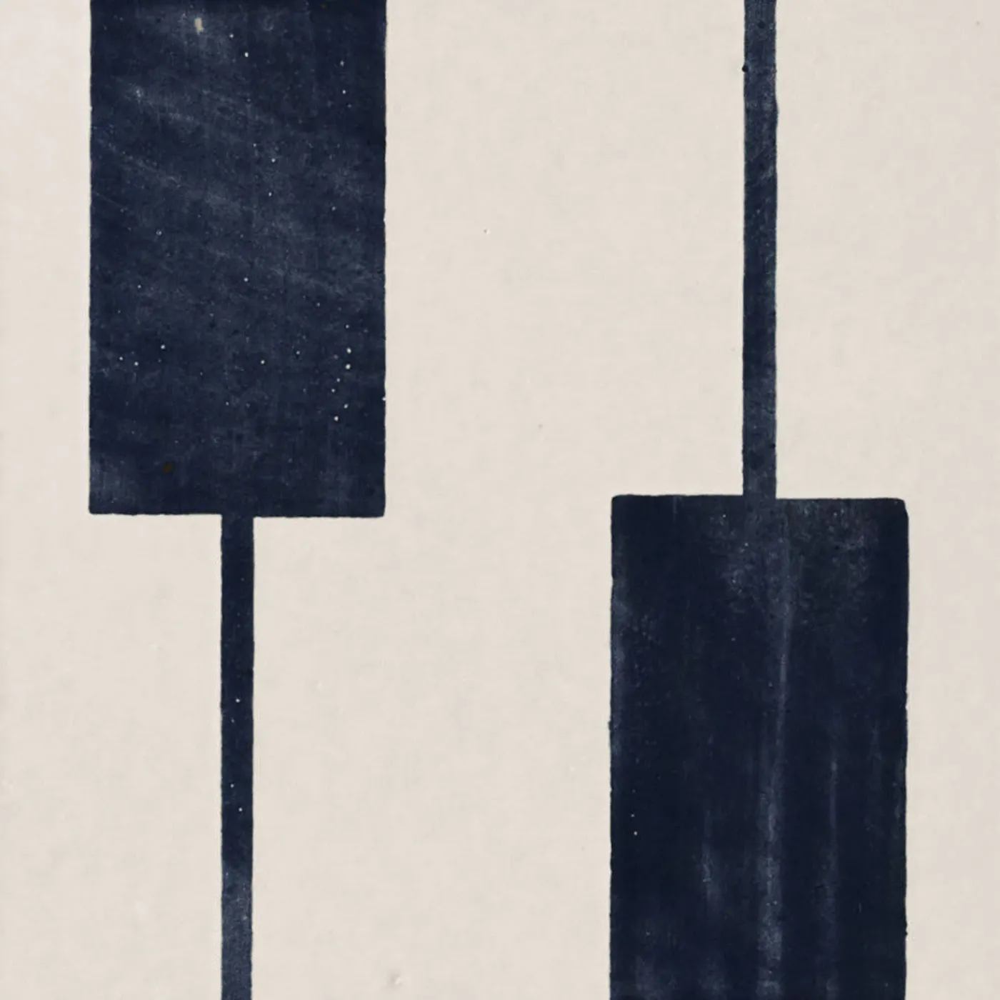 Ninefifty Set di 44 piastrelle bianche e blu Alfabeto di Margherita Rui> Piastrelle E Pavimenti