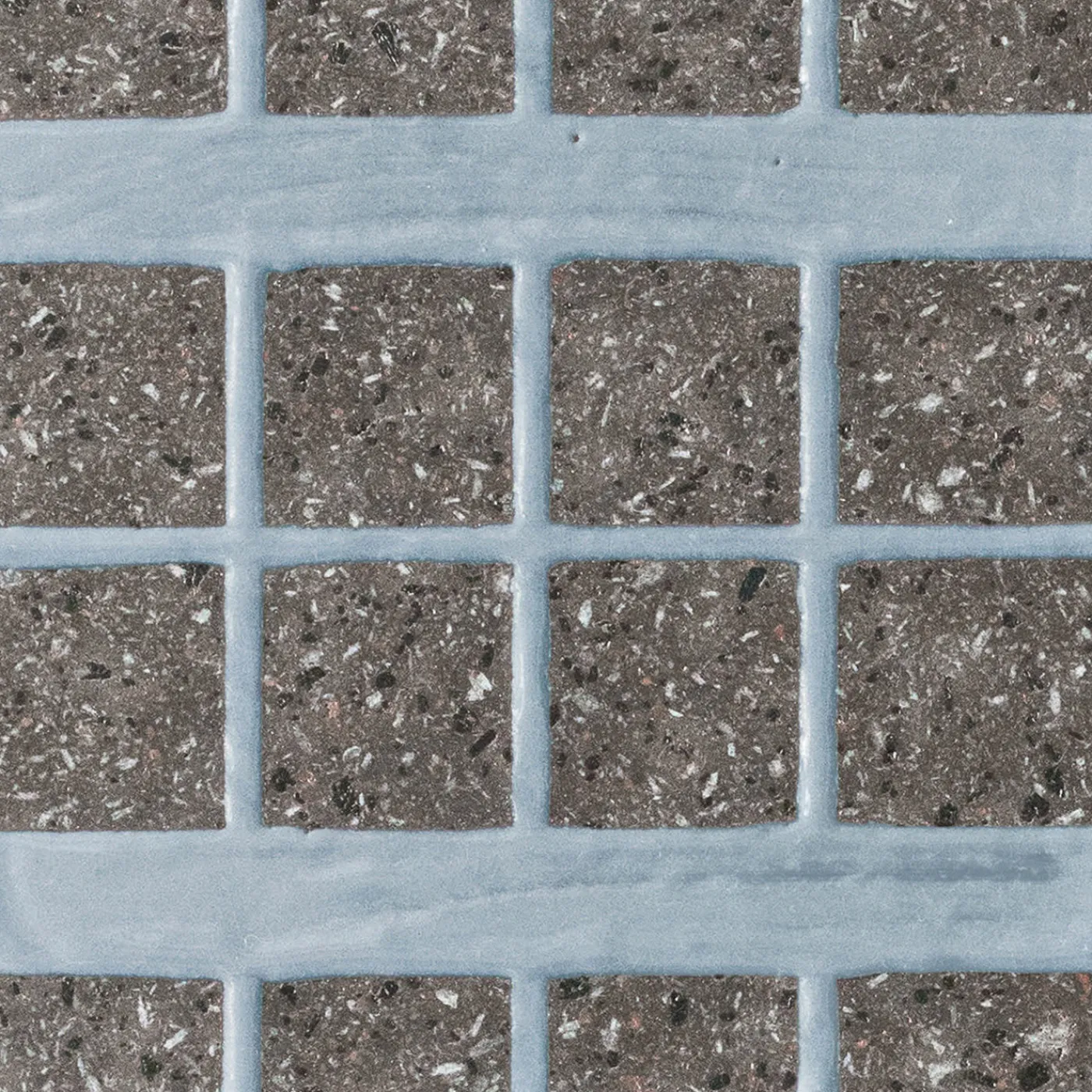 Ninefifty Set di 44 piastrelle blu e grigie Alfabeto di Margherita Rui> Piastrelle E Pavimenti