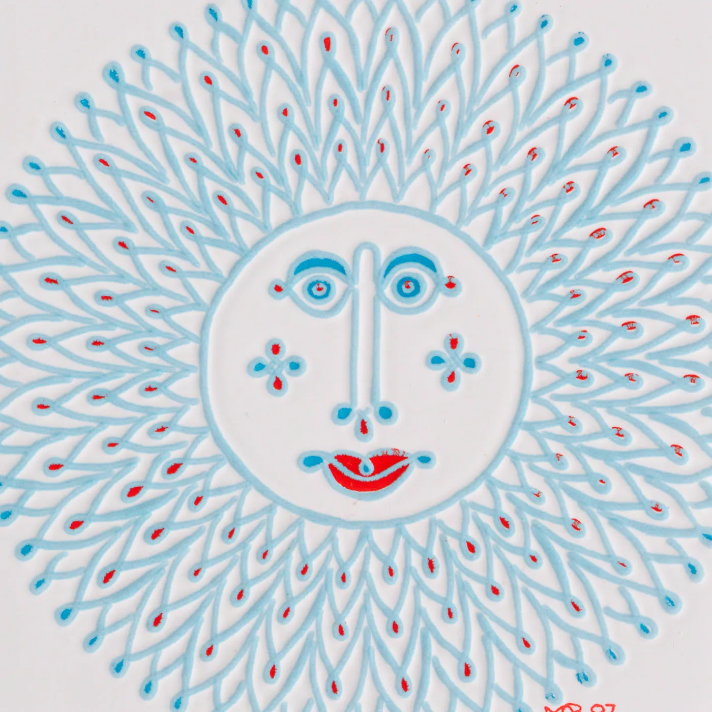 Cerasarda Set di 4 piastrelle I Classici Quattro Stagioni di Mario De Biasi> Piastrelle E Pavimenti