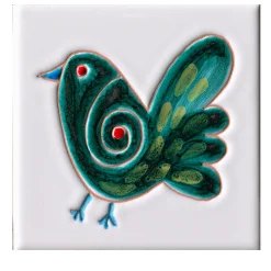 Cerasarda Set di 12 piastrelle I Classici Pavoncelle><noscript><img width=