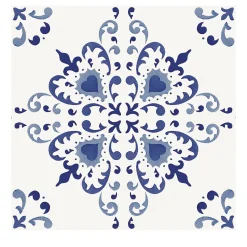 Ma.Vi. Ceramica Set di 25 piastrelle MAVI Blu Tipo Isola Azzurra> Piastrelle E Pavimenti