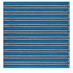 Ma.Vi. Ceramica Set di 44 piastrelle Solchi Tattile Lines Turchese> Piastrelle E Pavimenti